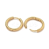 PVD Vacuum Plating 202 Stainless Steel Huggie Hoop Earrings with 304 Stainless Steel Pins for Women X-EJEW-H003-02G-2