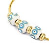 Brass European Bracelets BJEW-C080-03G-08-2