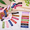 80Pcs 8 Colors Rectangle Clothing Handmade Labels FIND-TA0004-26-5