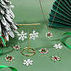 18Pcs 3 Styles Electroplate Glass Beads & Pearlized Glass Pearl Beads Pendants PALLOY-FH00154-4