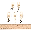 5Pcs Alloy Enamel Pendant Decorations HJEW-FS00035-02-4