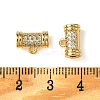 Brass Brass Micro Pave Cubic Zirconia Tube Bails LS-KK-M277-09A-G-3