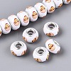 Opaque Resin European Beads RPDL-T004-01P-1