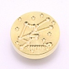 Brass Wax Sealing Stamp Head AJEW-TAC0026-01LG-02-1