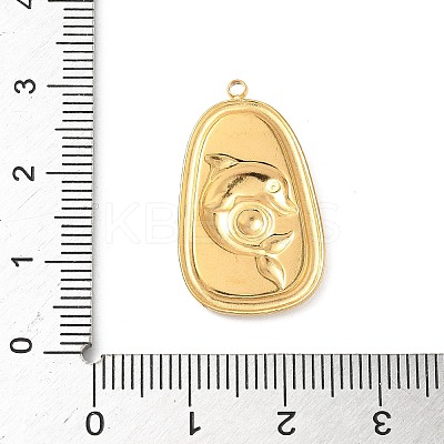304 Stainless Steel Epoxy Resin with Natural Shell and Sequins Inside Pendants STAS-L026-17G-J03-1