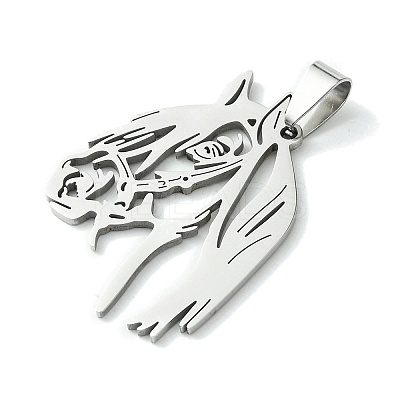Non-Tarnish 201 Stainless Steel Pendants STAS-U003-20C-P-1
