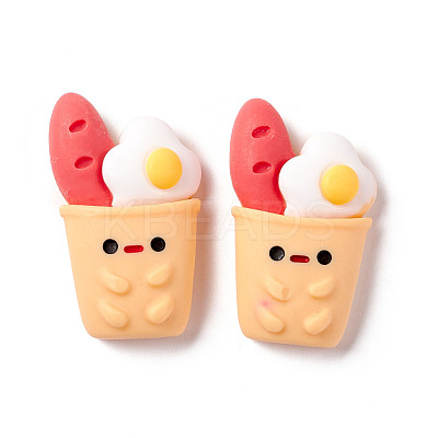 Opaque Resin Cabochons RESI-H140-06-1