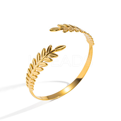 Vintage 304 Stainless Steel Open Cuff Bangles for Women LS-TR0349-1