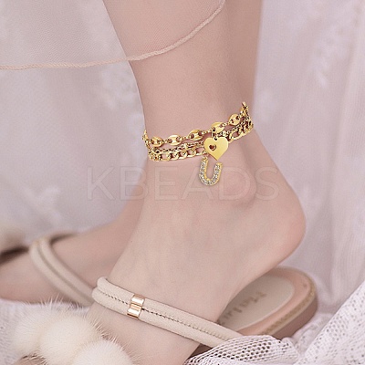 Anklets Sets AJEW-AN00383-23-1