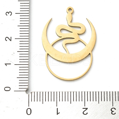 201 Stainless Steel Pendants STAS-I332-02G-1