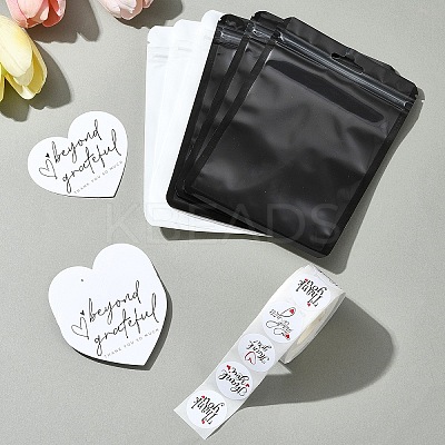Thanksgiving Day Theme Rectangle Plastic Packaging Yin-yang Resealable Bags OPP-FS0001-12-1