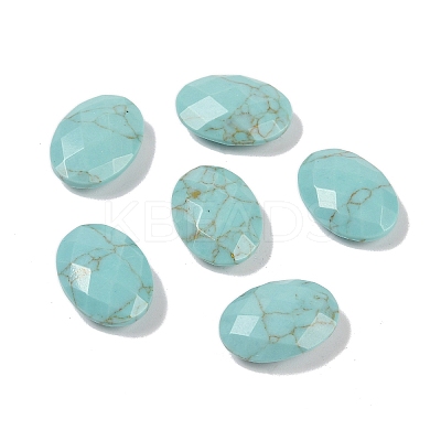 Synthetic Turquoise Cabochons G-O175-15N-01-1