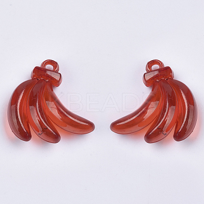 Transparent Acrylic Pendants TACR-T015-086-1