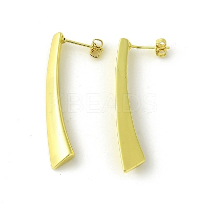 Brass Stud Earring EJEW-C072-04G-1