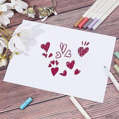 12Pcs Metallic Markers Paints Pens AJEW-WH0141-07-1