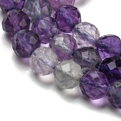 Natural Fluorite Beads Strands X-G-K315-B01-01-1
