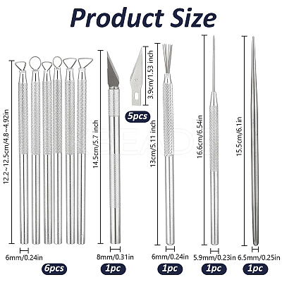 Polymer Clay Tool Sets DIY-DR0002-29-1