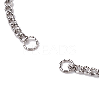 304 Stainless Steel Chain Bracelet Making AJEW-JB01212-02-1