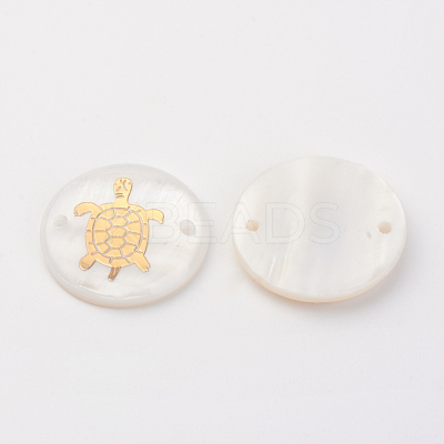 Freshwater Shell Links connectors X-SHEL-S247-05-1
