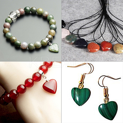 Natural/Synthetic Gemstone Pendants G-PH0034-22P-1