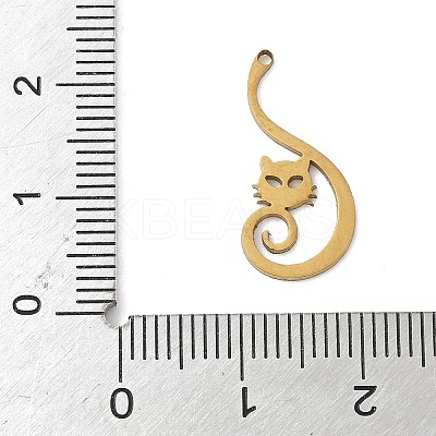 201 Stainless Steel Pendants LS-STAS-H480-06G-1
