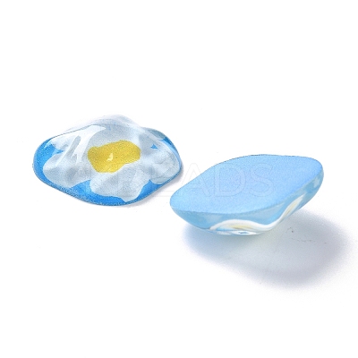 Oil Painting Style Resin Cabochons LS-CRES-P019-01A-1
