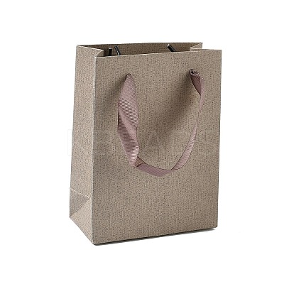 Paper Gift Tote Bags with Nylon Ribbon Handles LS-ABAG-G018-01B-1