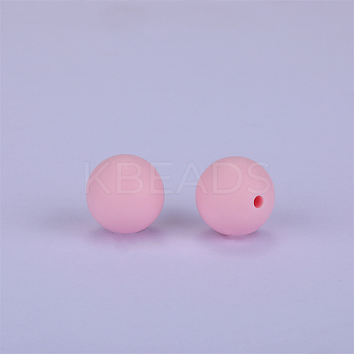 Round Silicone Focal Beads SI-JX0046A-87-1