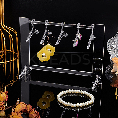 Acrylic Earring Display Stands EDIS-PH0001-43B-1