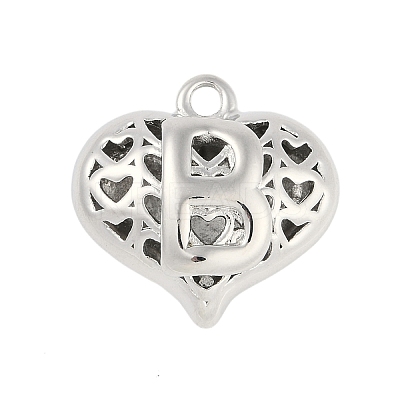 Hollow Brass Pendants for Valentine's Day KK-M289-03B-P-1