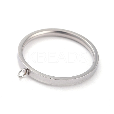 Non-Tarnish 304 Stainless Steel Finger Ring Settings RJEW-O045-09-P-1