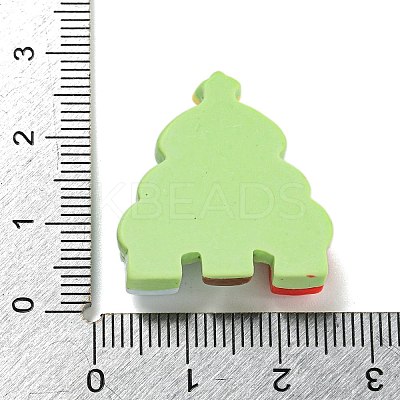 Christmas Opaque Resin Decoden Cabochons RESI-U006-05E-1