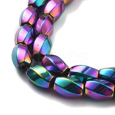 Electroplated Synthetic Non-magnetic Hematite Beads Strands G-P545-G02-02B-1