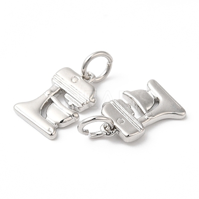 Eco-Friendly Rack Plating Brass Charms KK-R143-09P-1