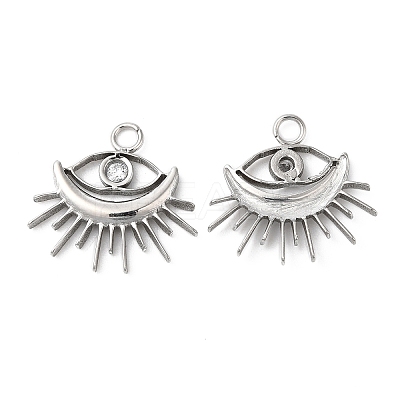 304 Stainless Steel Pendants STAS-R122-10P-1