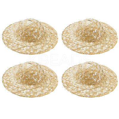 Doll Straw Hat DIY-WH0504-827D-1