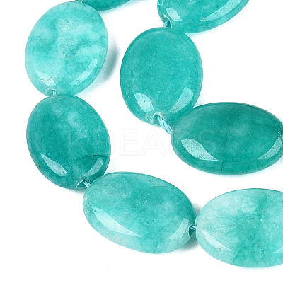 Dyed Natural White Jade Beads Strands G-N370-01A-05-1