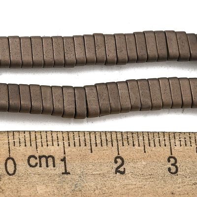 Electroplated Non-magnetic Synthetic Hematite Beads Strands G-C106-B01-09A-1
