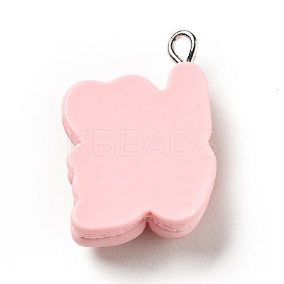 Opaque Resin Pendants RESI-G043-F11-1