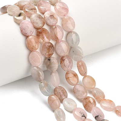 Natural Pink Morganite Beads Strands G-H335-N01-8x10mm-1