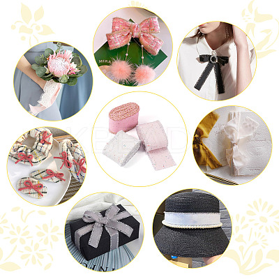 9 Yards 3 Colors Flat Cotton Ribbon OCOR-TA0001-59-1