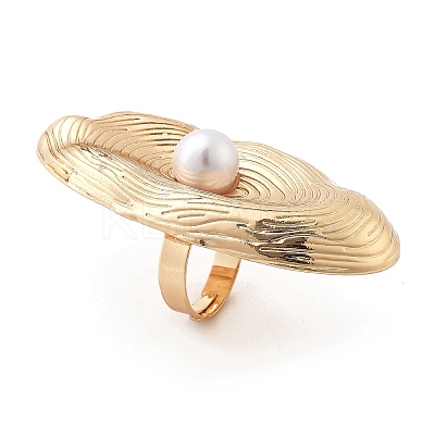 Oval Alloy Adjustable Rings for Women LS-RJEW-B108-05KCG-1