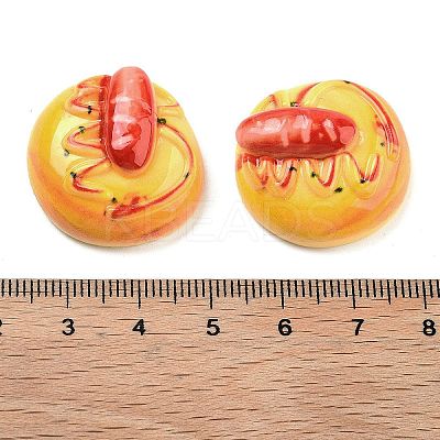 Opaque Resin Imitation Food Decoden Cabochons RESI-S405-06A-1