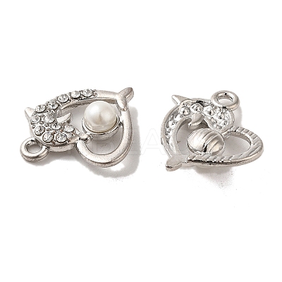 Alloy with Crystal Rhinestone Pendants FIND-B032-13P-01-1