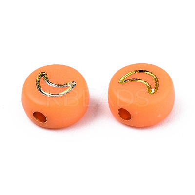 Opaque Mixed Color Acrylic Beads X-MACR-T038-10-G-1