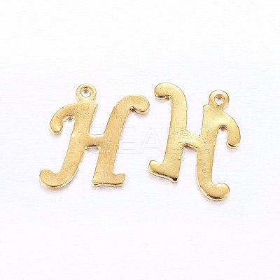 201 Stainless Steel Pendants STAS-O098-03G-H-1