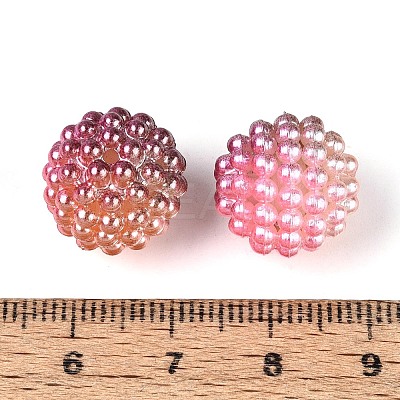 Imitation Pearl Acrylic Beads OACR-T004-15mm-19-1