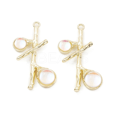 Resin Pendants PALLOY-K003-22LG-02-1