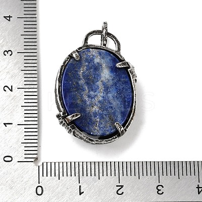 Dyed Natural Lapis Lazuli Pendants G-Z101-02AS-09-1