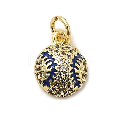 Rack Plating Brass Pendants KK-A268-17G-02-1